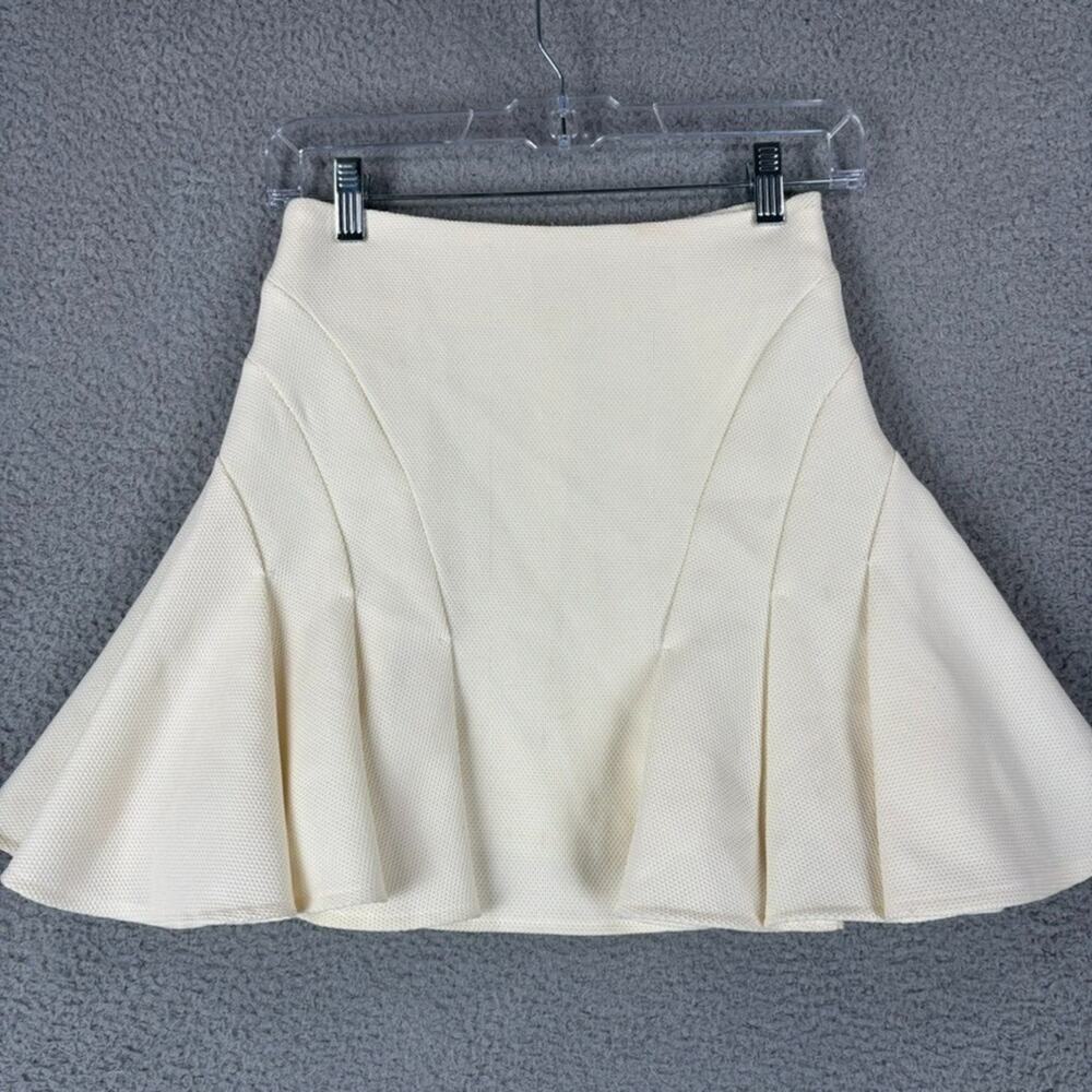 VTG Arden B Y2k Mini Skirt Womens XS Avante Garde Academia Trumpet Flare Lined